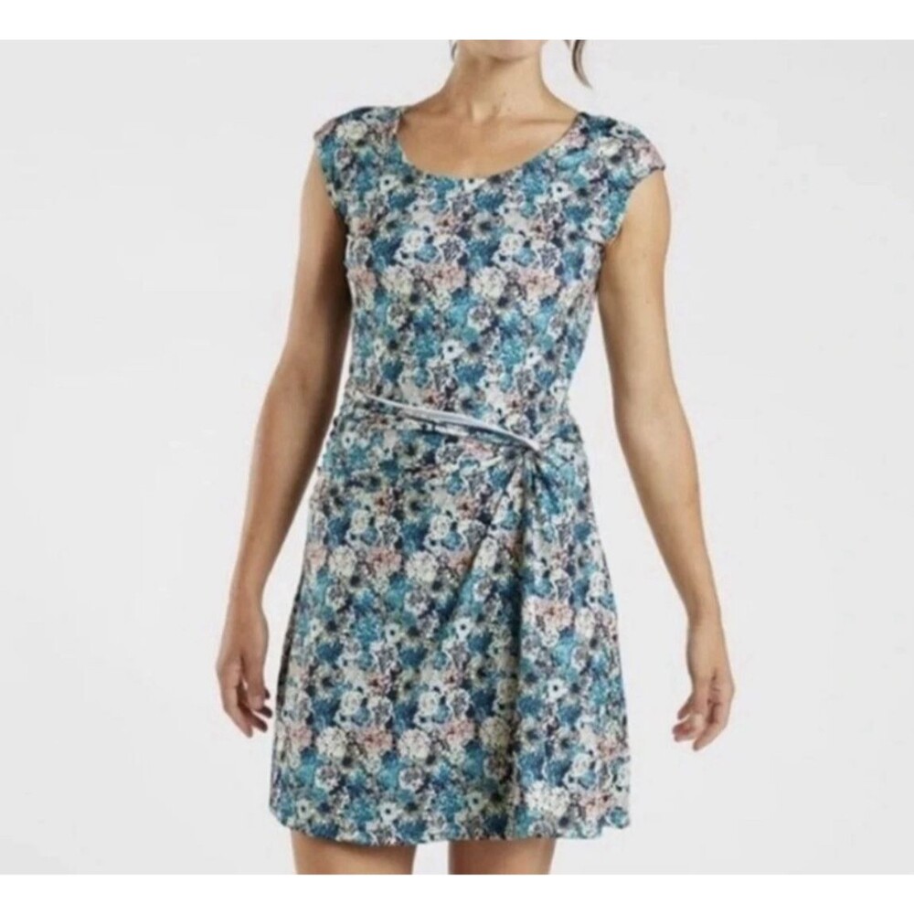 NEW Patagonia Seabrook Twist Dress Women’s Medium Multicolor Floral Gorpcore